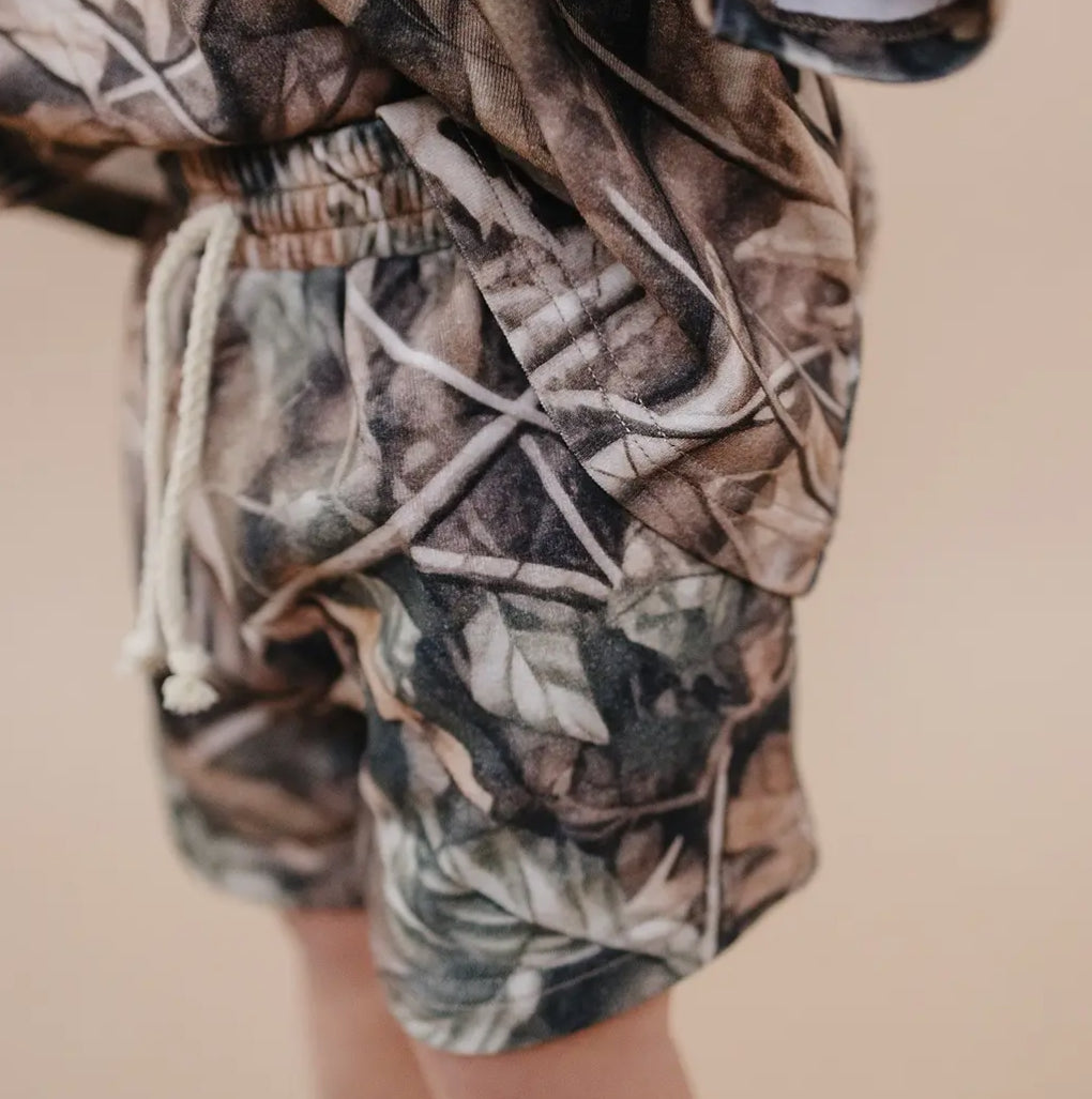 Brown Camo Short SET