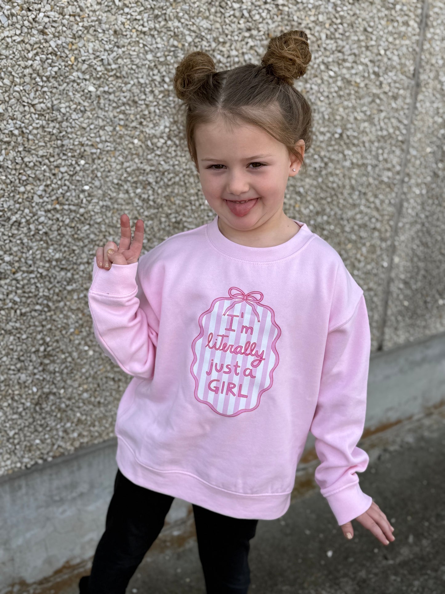 Just A Girl Sweatshirt