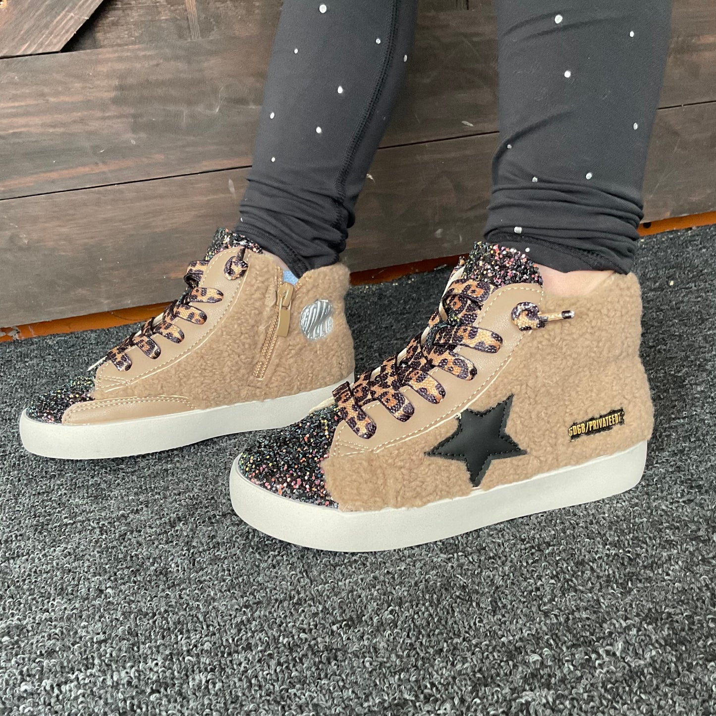 Sherpa High Top Sneakers