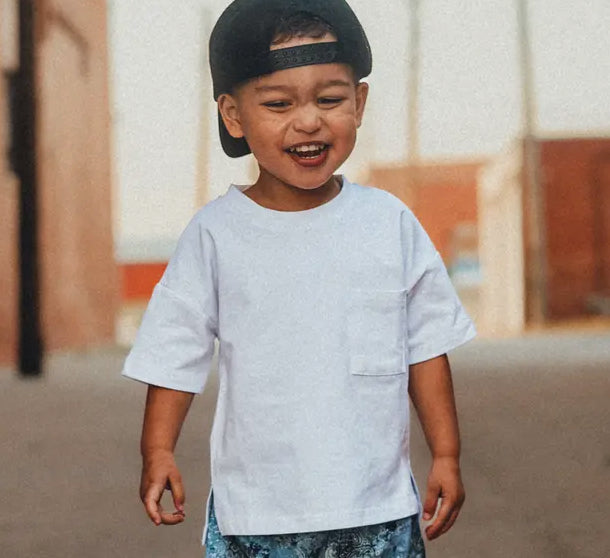 Jordan White Pocket Tee