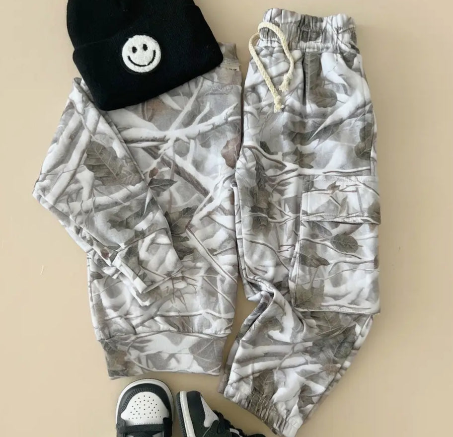 Winter Camo Cargo SET
