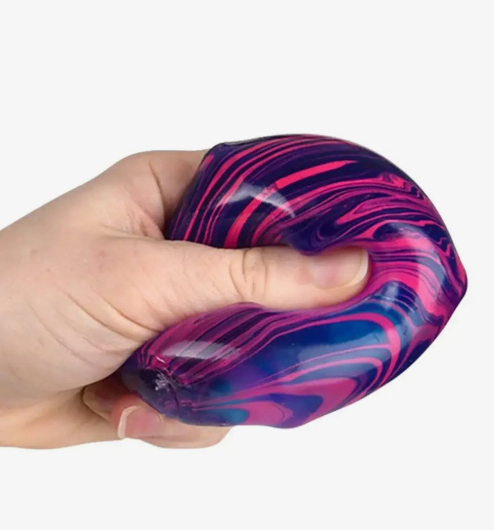 Swirl Marble Cube Squishy