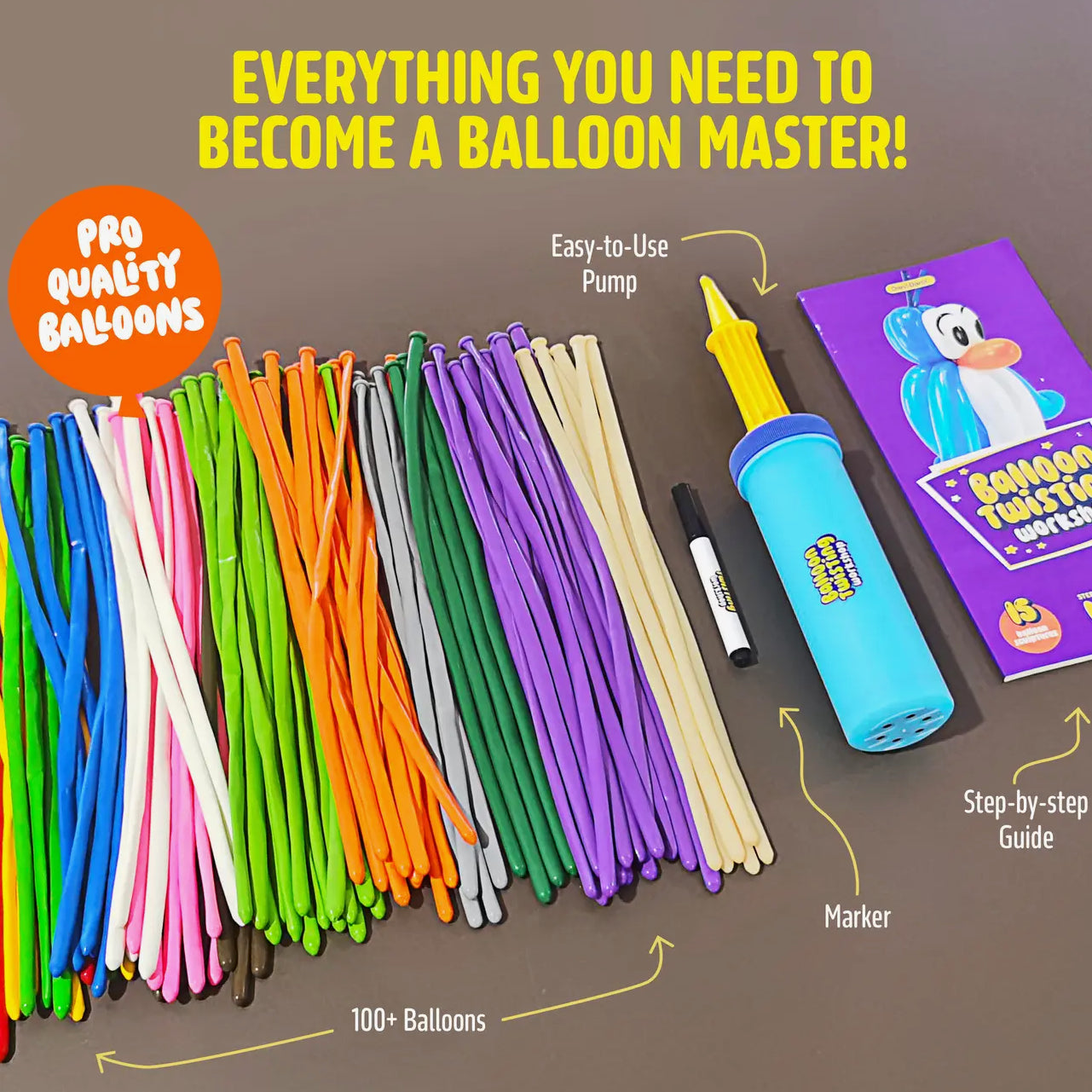 Balloon Animal Twisting Kit