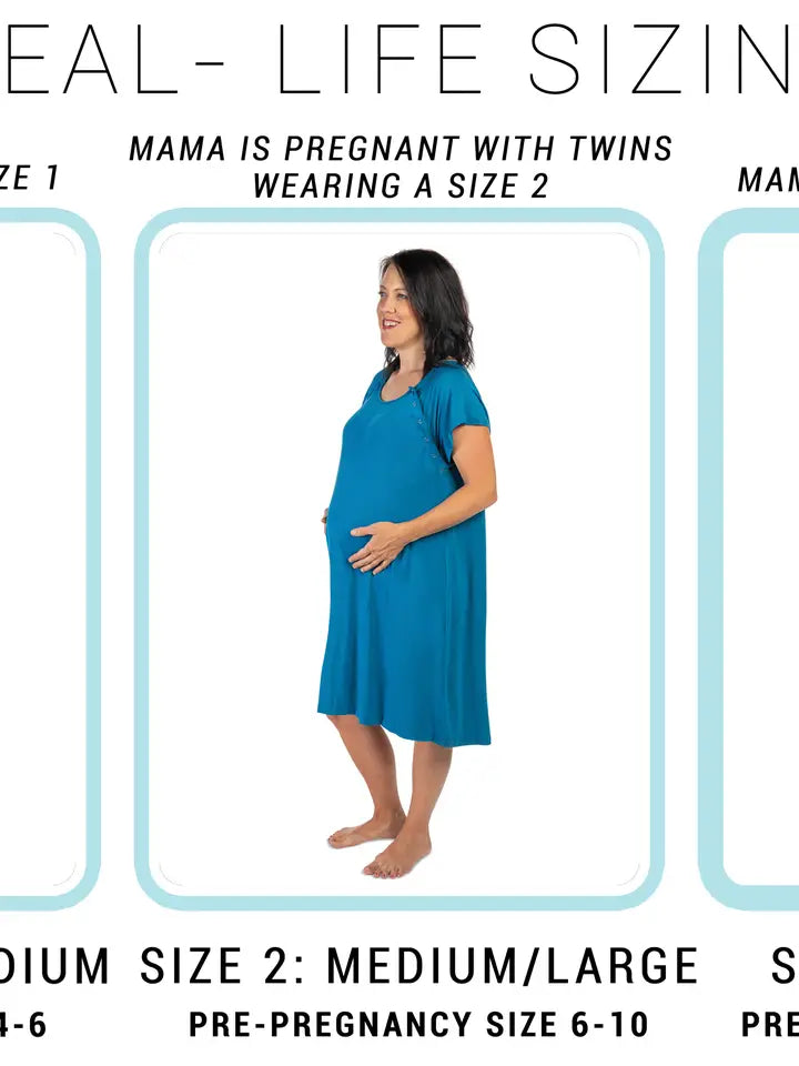 Labor and Delivery/ Nursing Gown - PINK