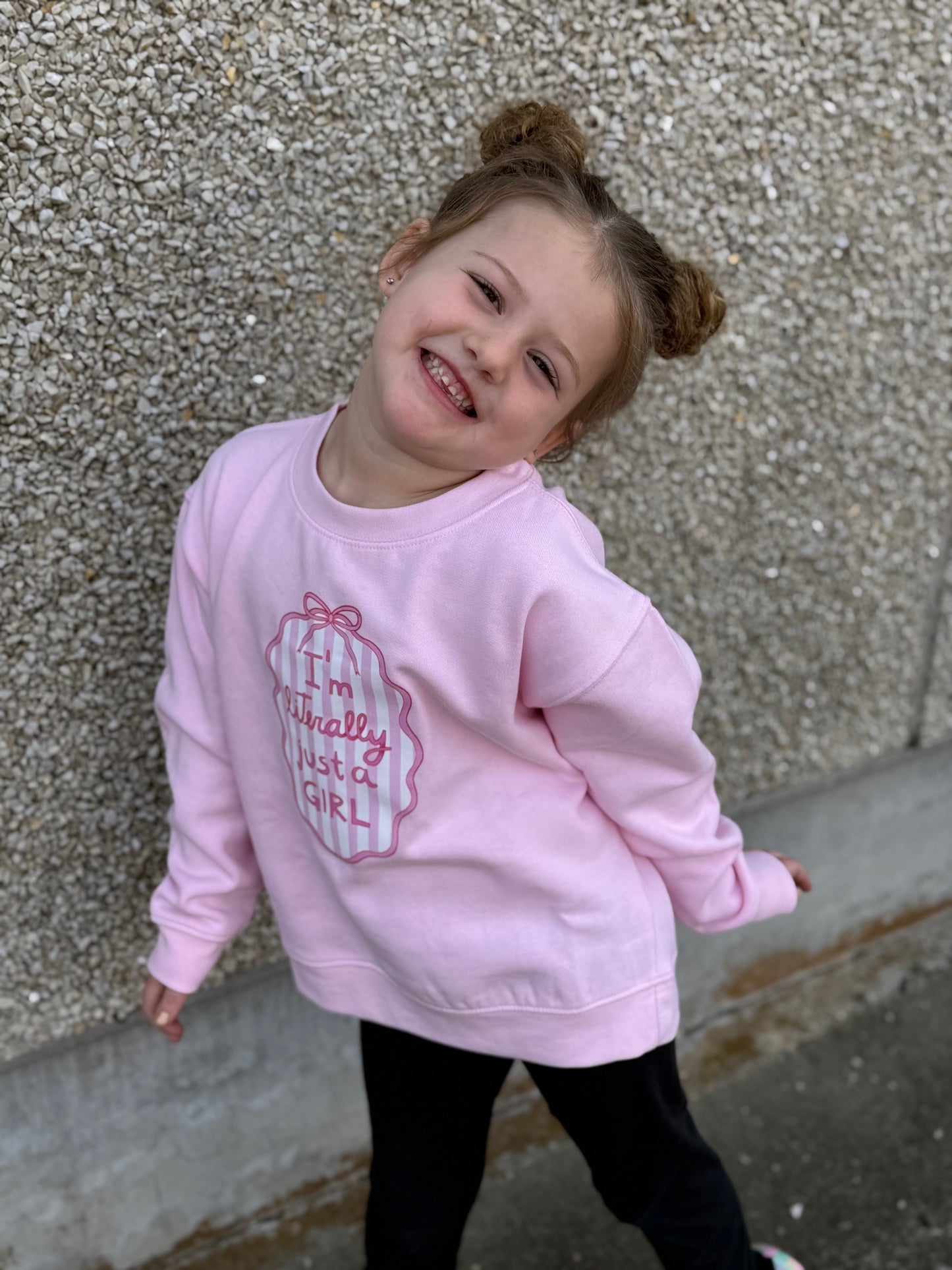 Just A Girl Sweatshirt