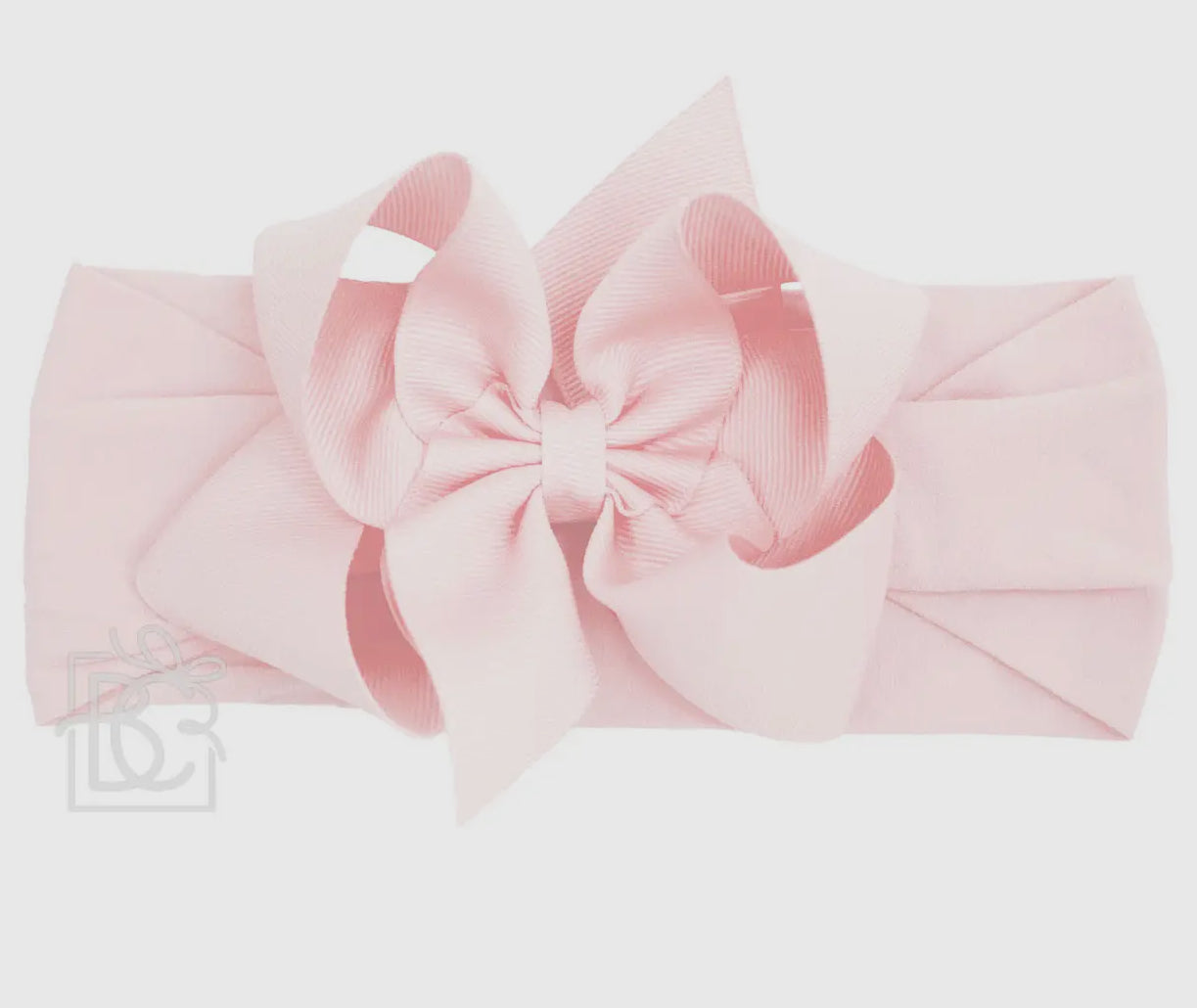 Classic Grosgrain Bow on Wide Pantyhose Headband - 9 COLORS