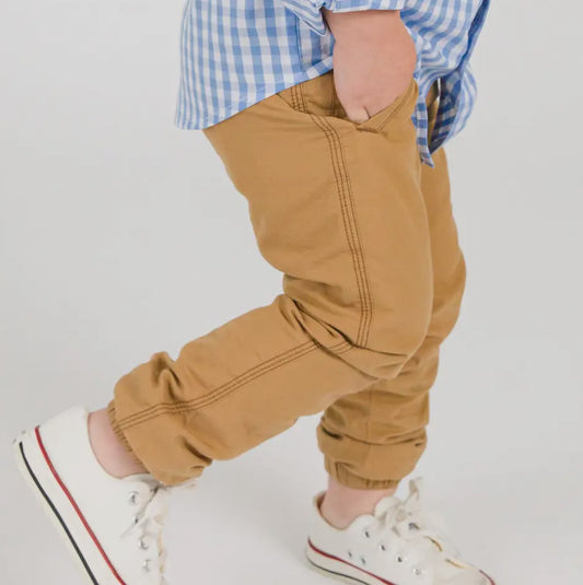 Micah Khaki Jogger Pants