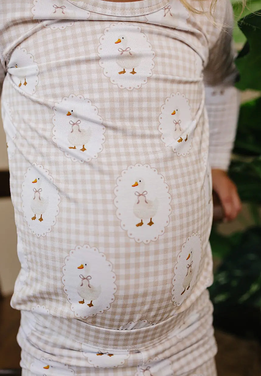 Silly Goose Pajama Set