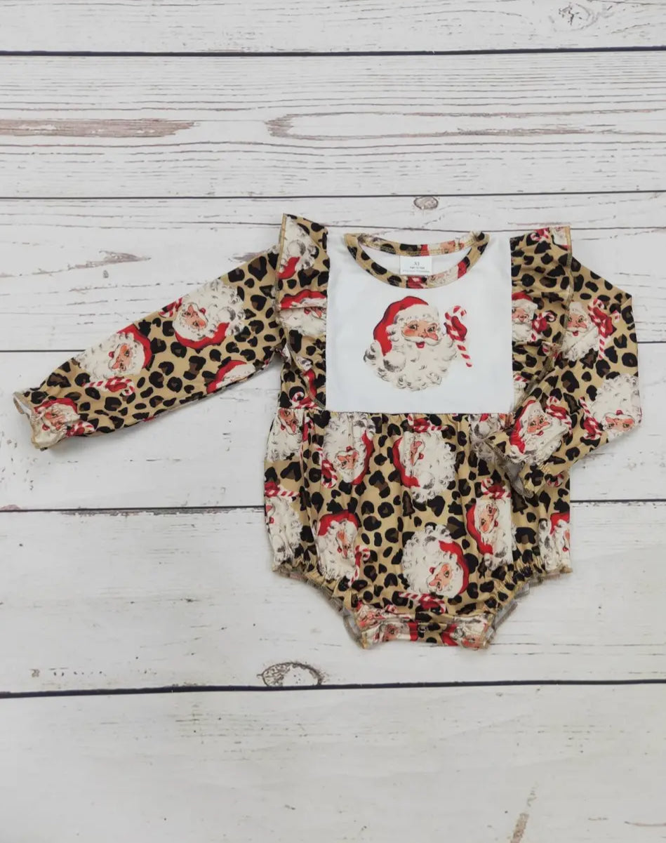 Santa Baby Bubble Romper