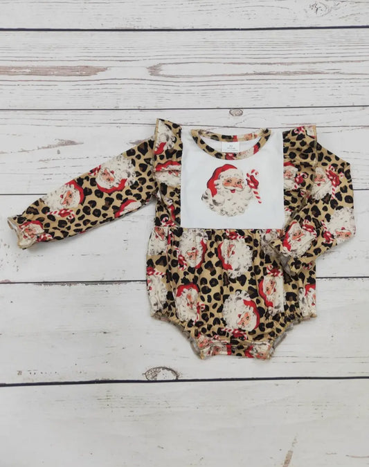 Santa Baby Bubble Romper