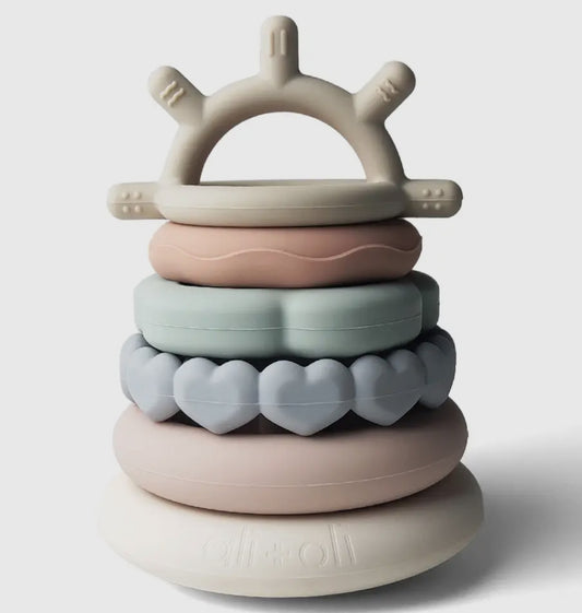 Silicone Stacking Ring Tower - SUN