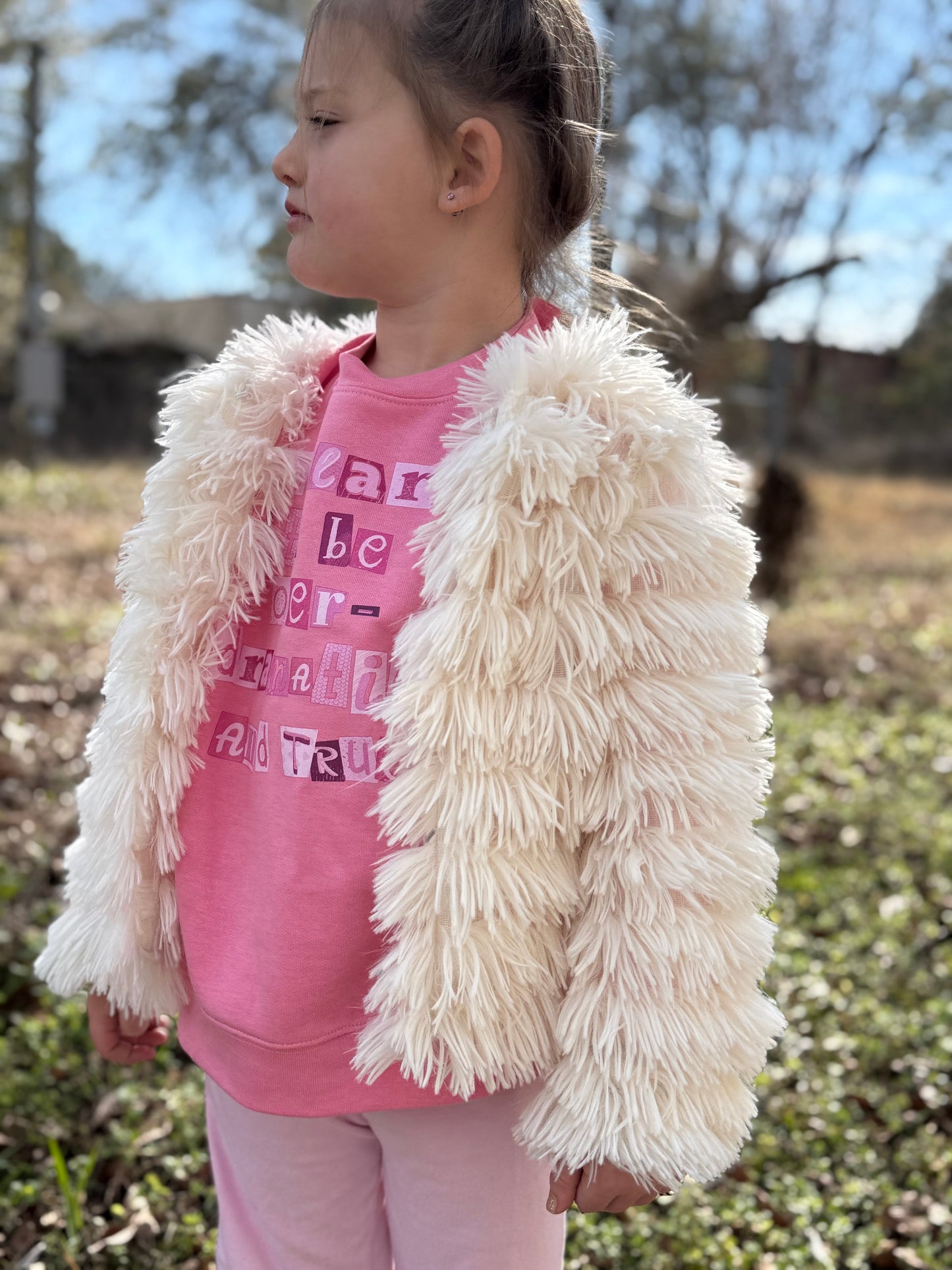 Kay Faux Shag Jacket