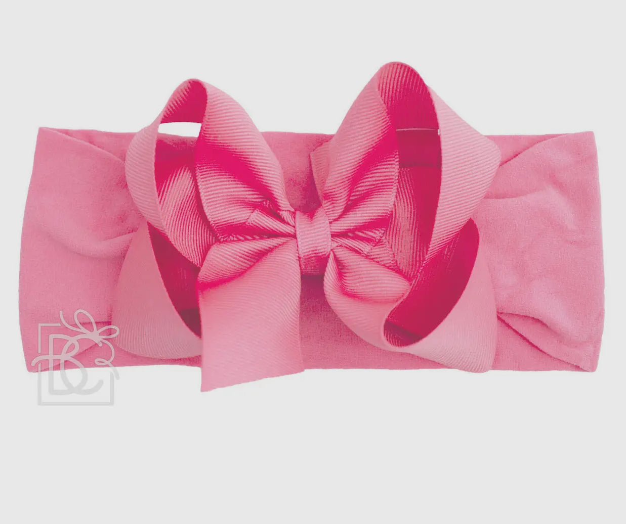 Classic Grosgrain Bow on Wide Pantyhose Headband - 9 COLORS