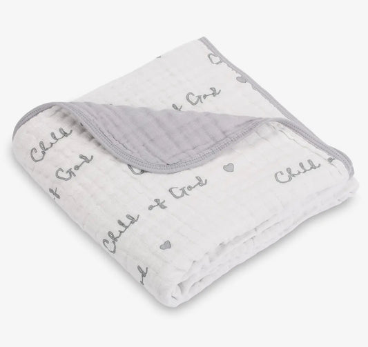 Child Of God Muslin Blanket
