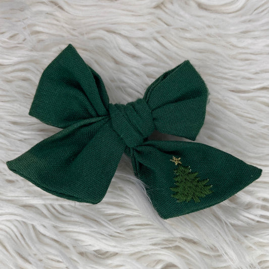 Green tree Sailor Bow - Small