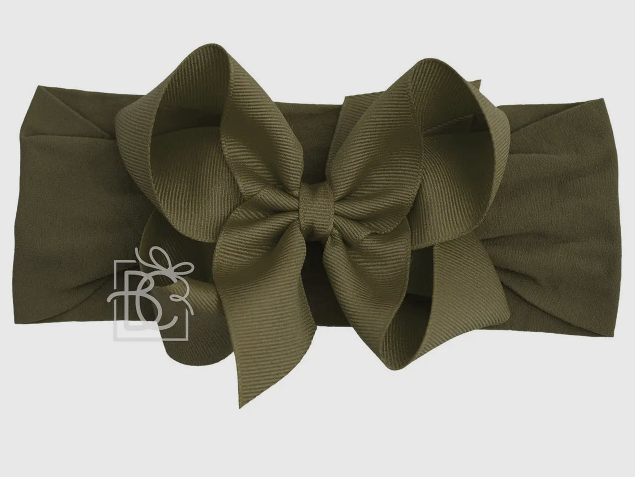 Classic Grosgrain Bow on Wide Pantyhose Headband - 9 COLORS