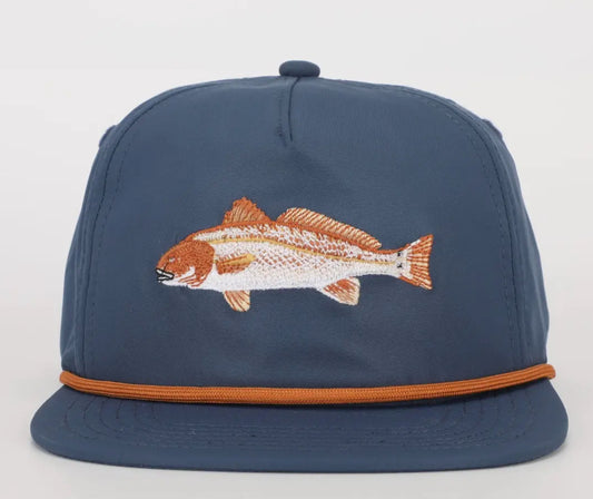 Red Fish Rope Hat