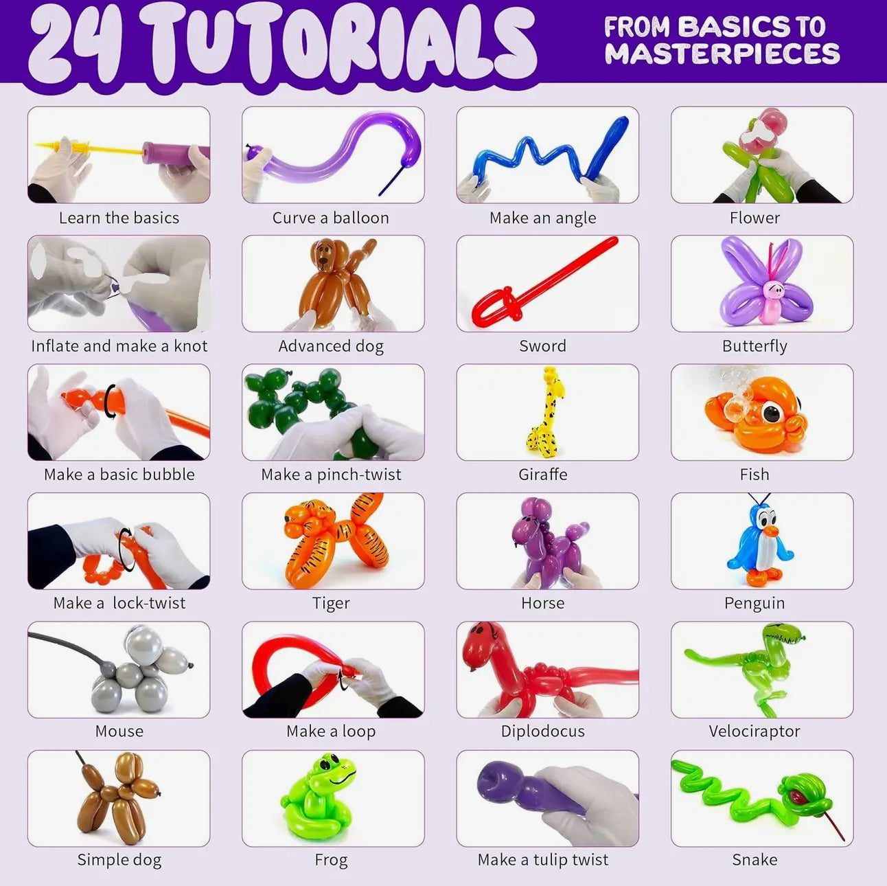 Balloon Animal Twisting Kit
