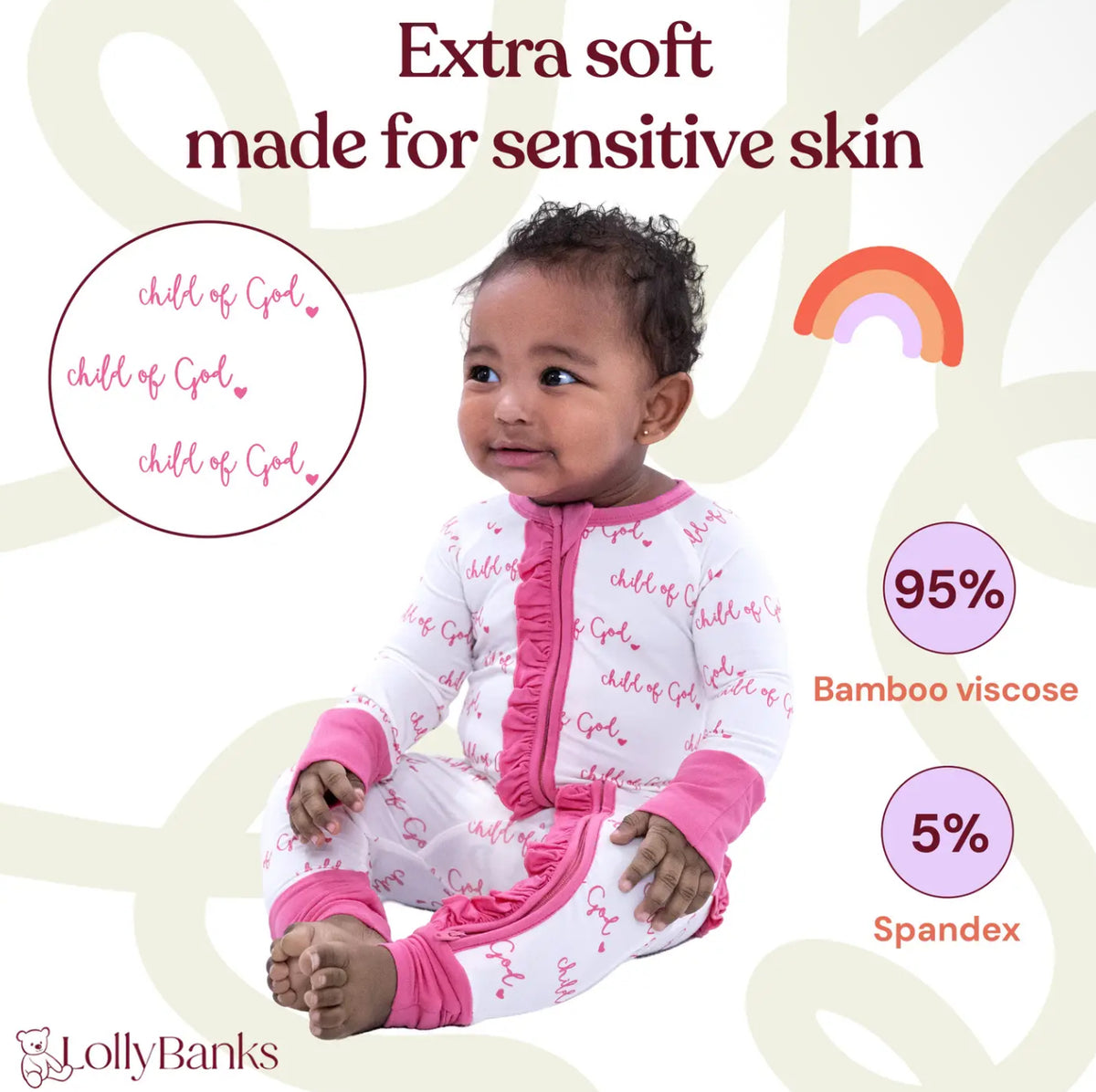 Child of God Pajamas - PINK