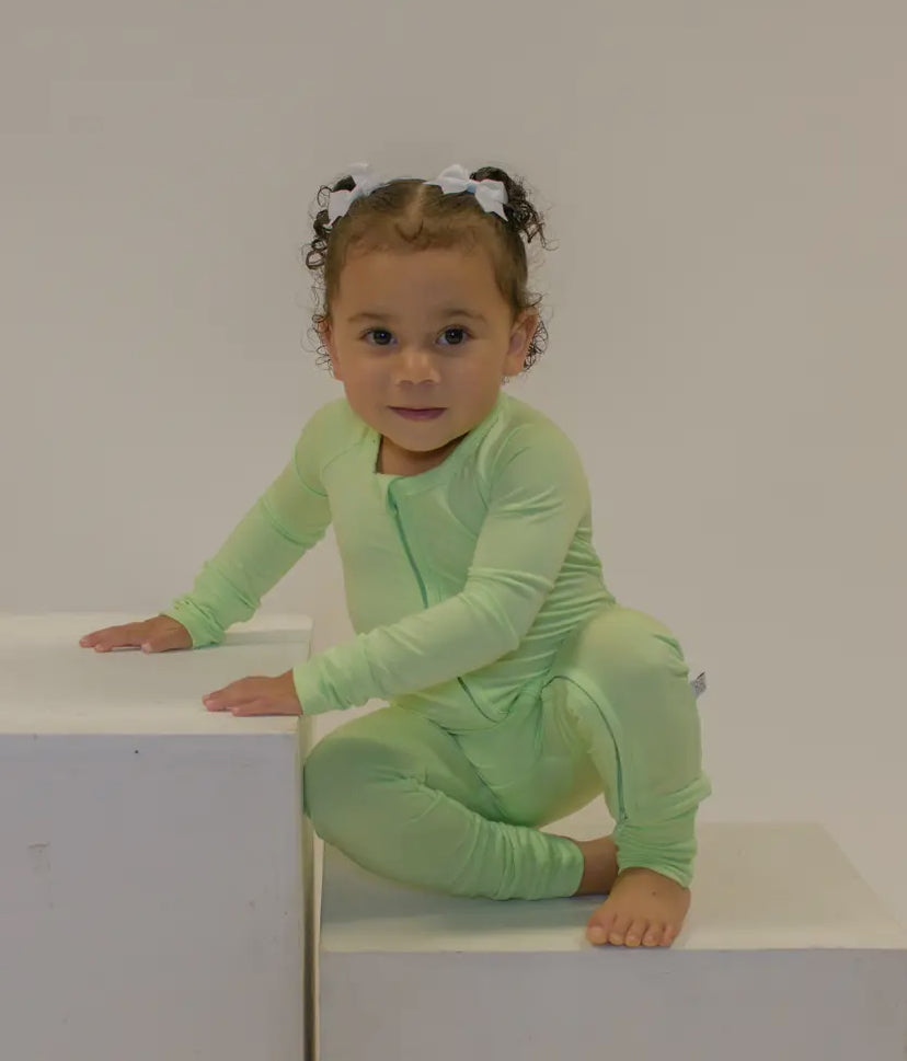 Melon Footie Pajamas