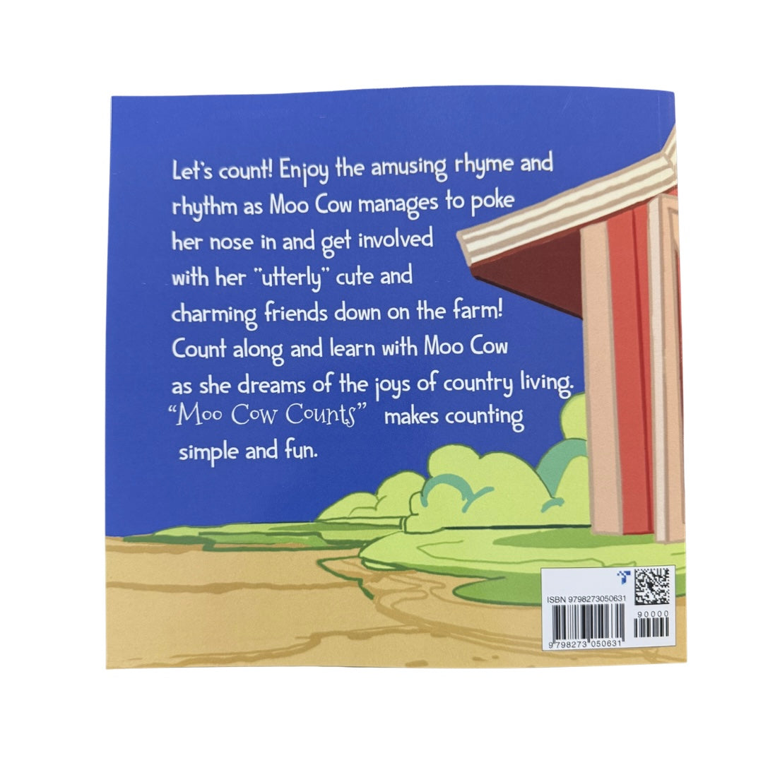 Moo Cow Counts Book